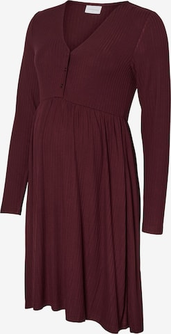Robe MAMALICIOUS en rouge : devant