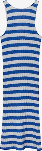 Pull&Bear Knitted dress in Blue: front