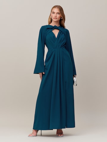 Sável Avondjurk 'ALEXA' in Blauw: voorkant