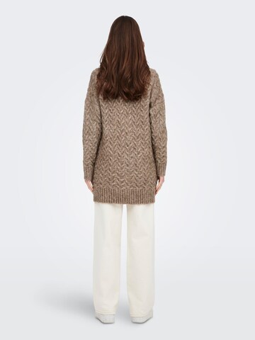 ONLY Knit cardigan 'Trudy' in Brown