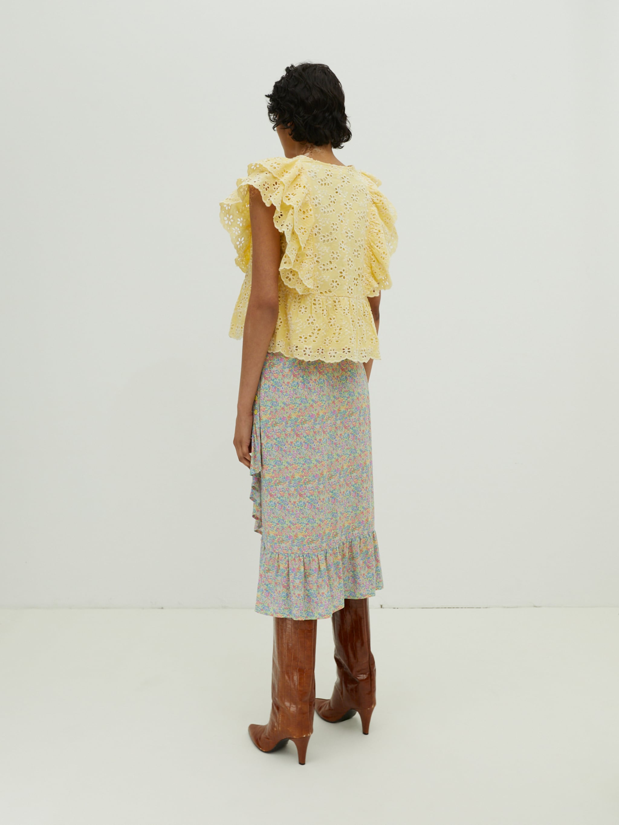 EDITED Produkte Bluse 'Elizabeth' gelb