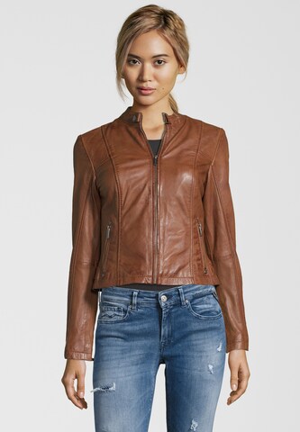 BUFFALO Between-Season Jacket 'BE Liked' in Brown: front