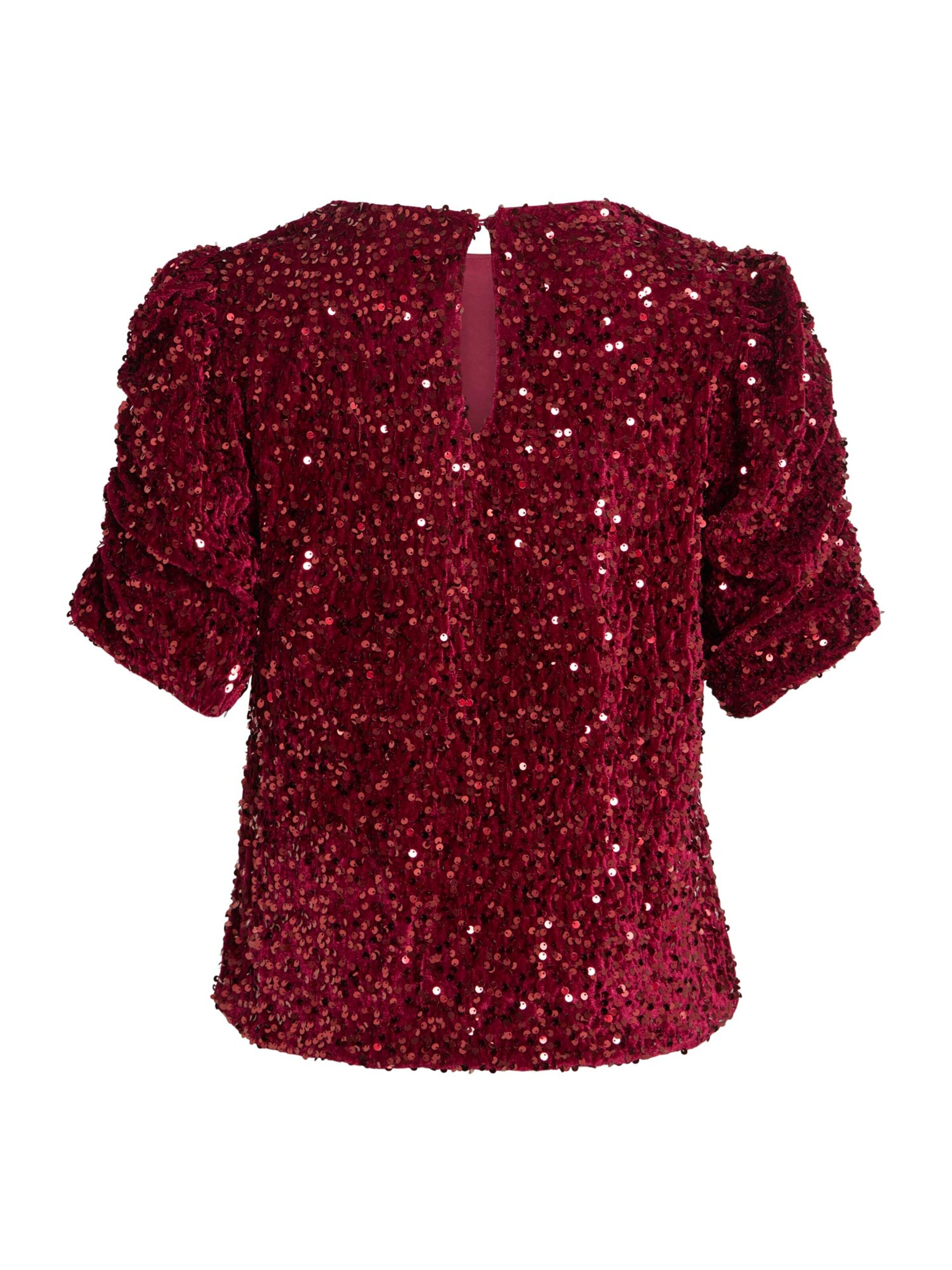 VILA Bluse 'VIBelieve' in Rot