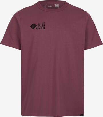 T-Shirt 'Atlantic' O'NEILL en rouge : devant