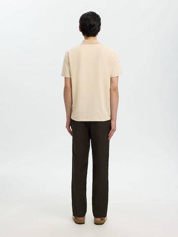 SELECTED Poloshirt in Beige