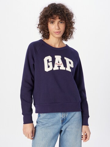 GAP Sweatshirt in Blau: predná strana