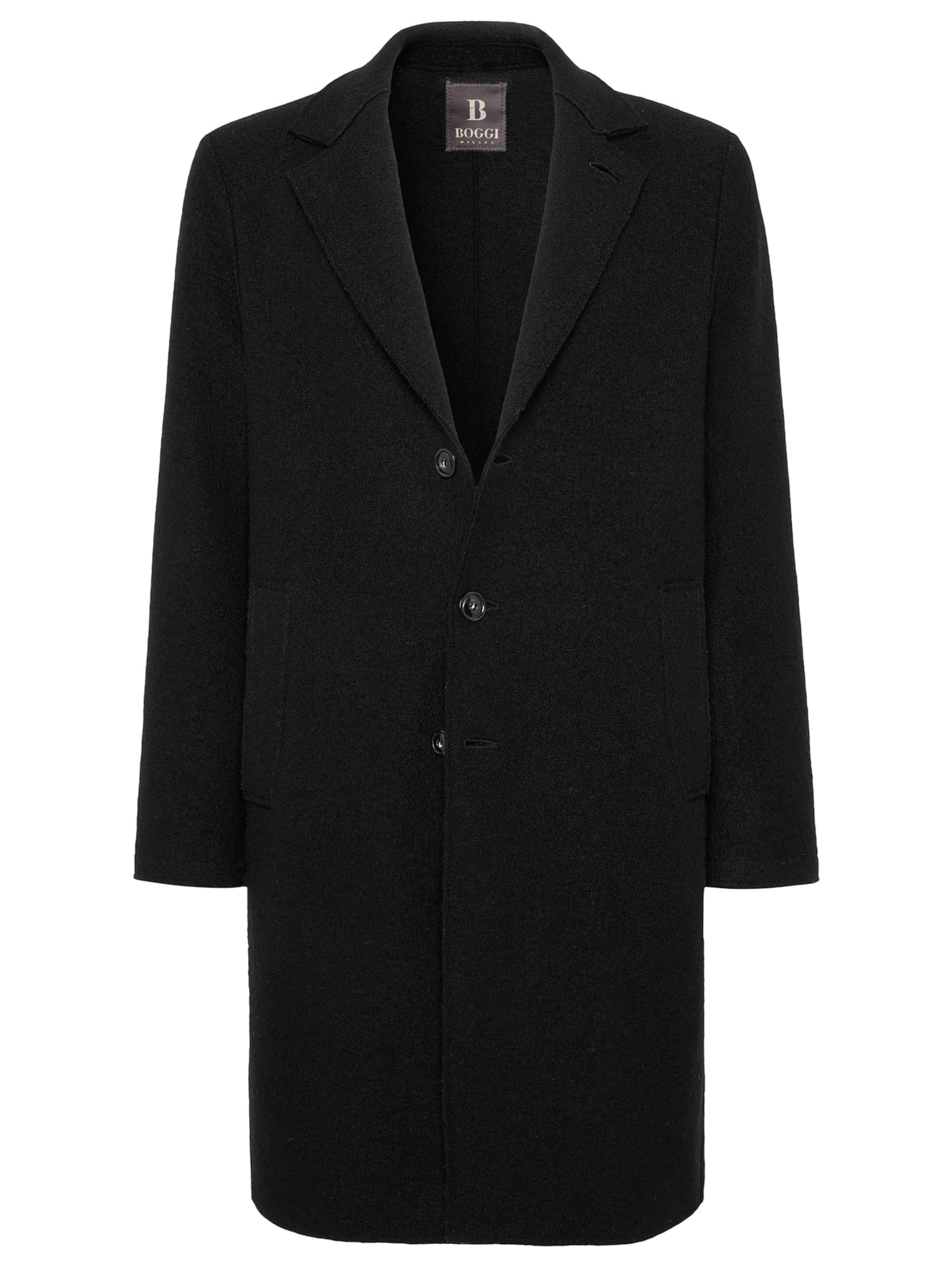 Boggi Milano Prechodný kabát - Čierna: predná strana