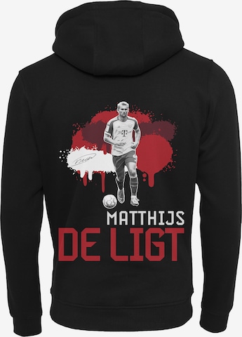 FC BAYERN MÜNCHEN Sweatshirt 'Matthijs de Ligt' in Black