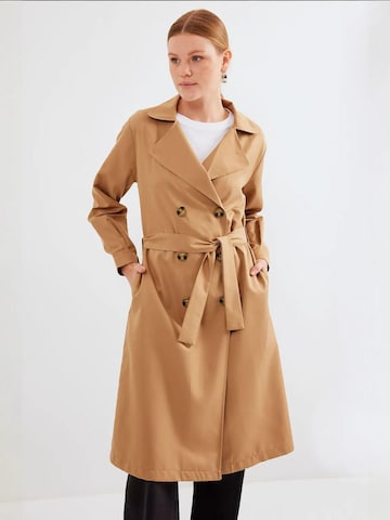 Manteau mi-saison Bigdart en beige : devant