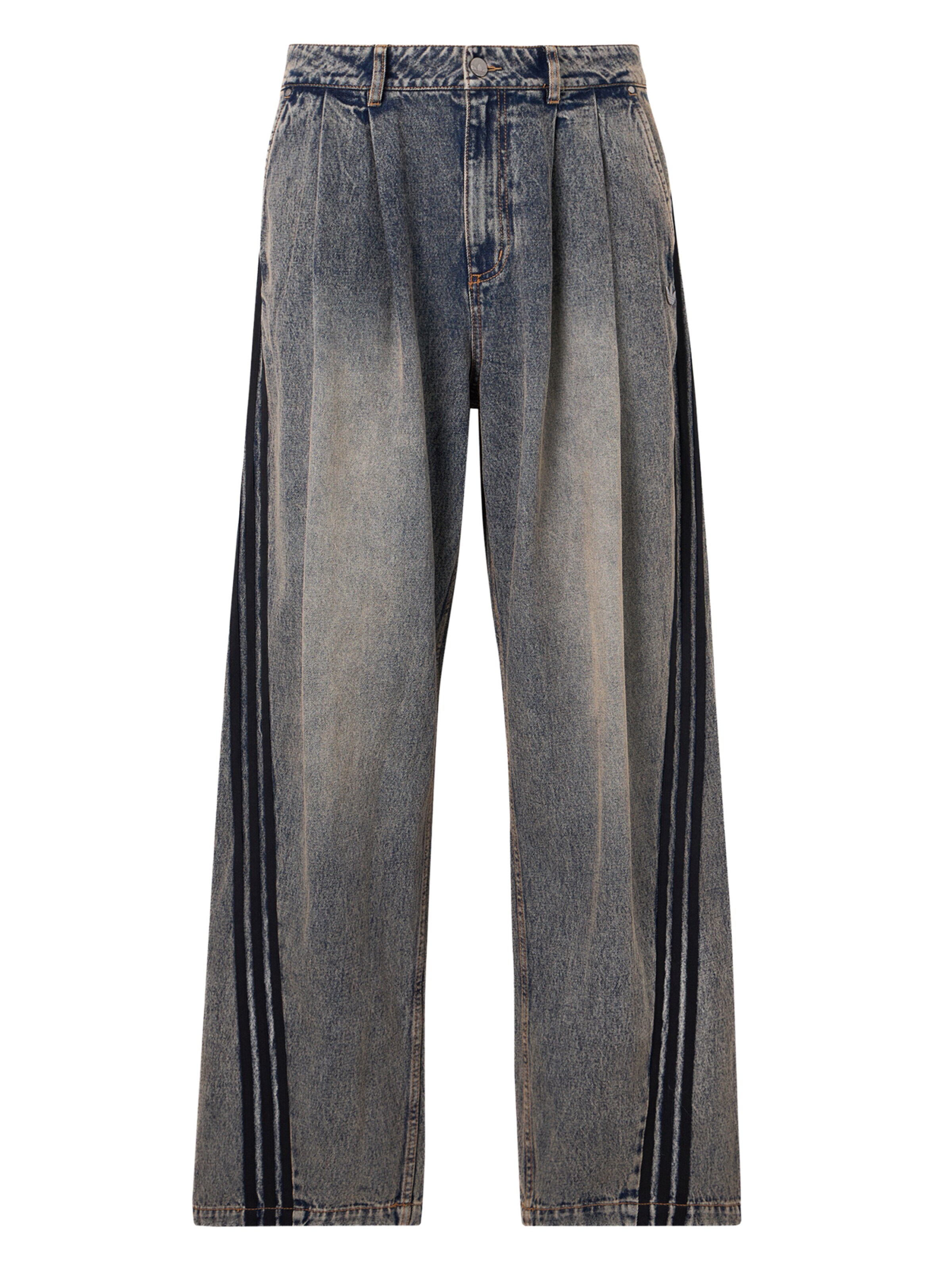 ADIDAS ORIGINALS Джинсы с плиссировкой 'Adilenium Season 5' в Синий: спереди