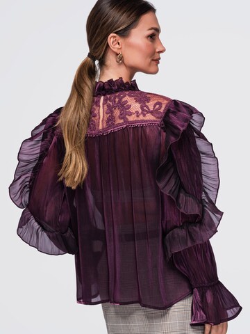 Ombre - Blusa en rojo