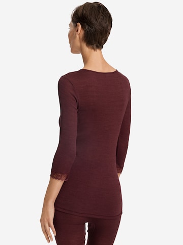 Chemise de nuit 'Woolen Lace' Hanro en violet