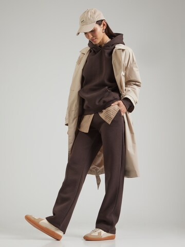 Loosefit Pantalon Gina Tricot en marron