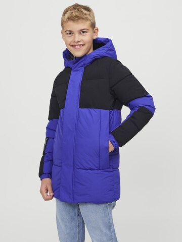 Jack & Jones Junior Performance Jacket 'Force' in Blue: front