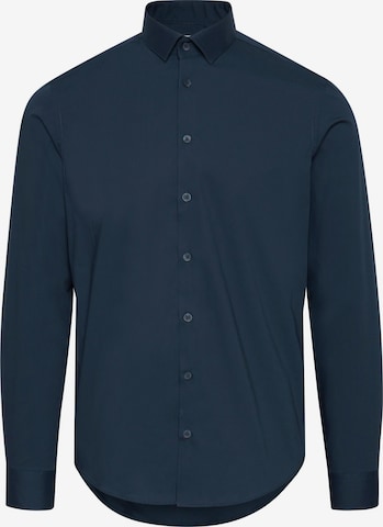 Casual Friday Slim Fit Businesspaita värissä sininen: etupuoli