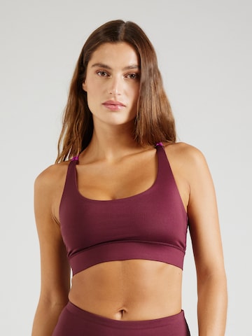 Bustier Soutien-gorge de sport 'Criss' Hey Honey en rose : devant