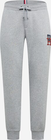 Effilé Pantalon TOMMY HILFIGER en gris : devant