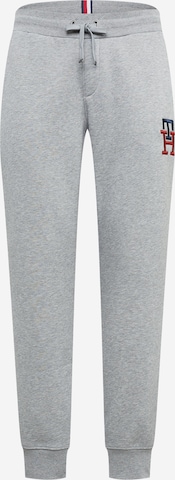 TOMMY HILFIGER Дънки Tapered Leg Панталон в сиво: отпред