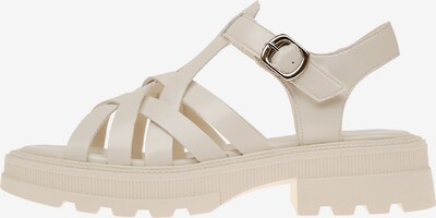 CESARE GASPARI Sandale in creme, Produktansicht