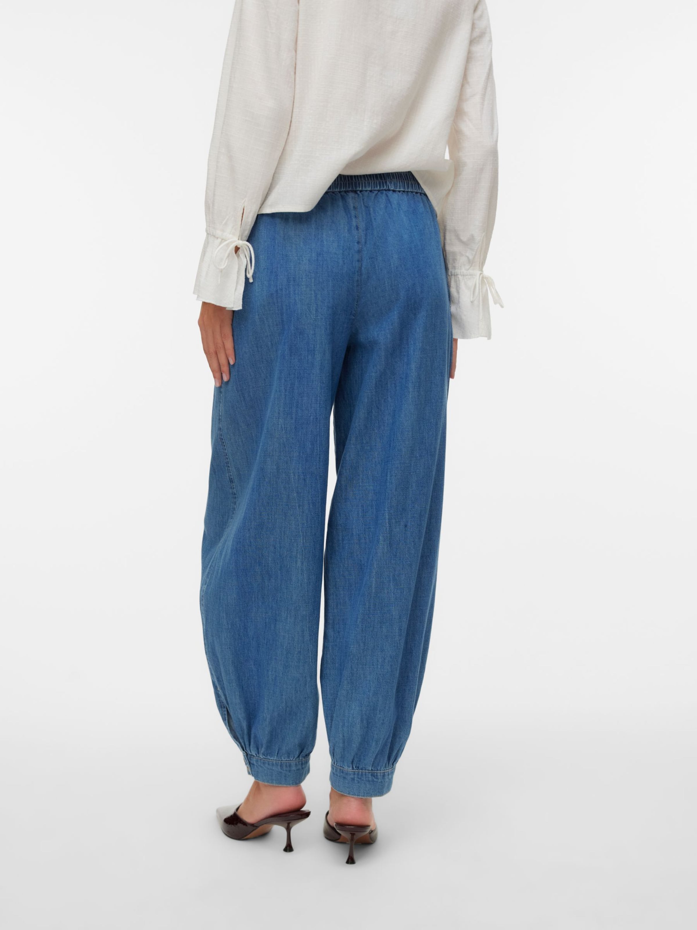 VERO MODA Regular Broek 'VMZELENA' in Blauw