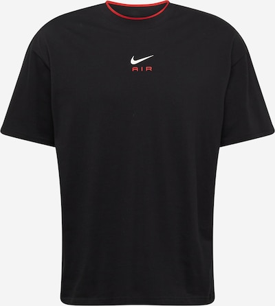 Nike Sportswear Μπλουζάκι 'AIR' σε κόκκινο / μαύρο / λευκό, Άποψη προϊόντος