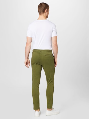 BURTON MENSWEAR LONDON Slimfit Παντελόνι τσίνο σε πράσινο