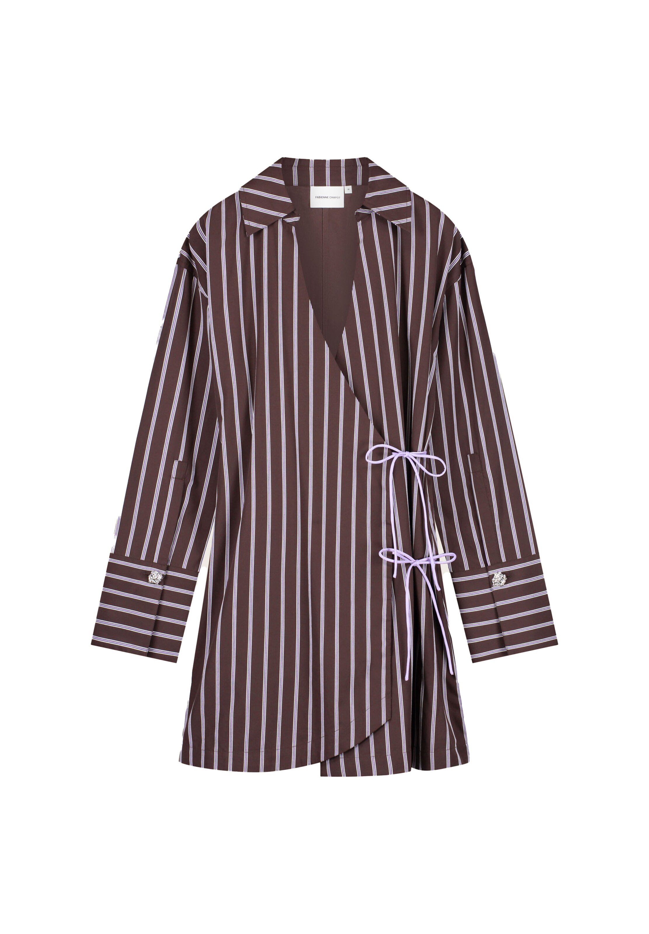 Robe Fabienne Chapot en marron : devant