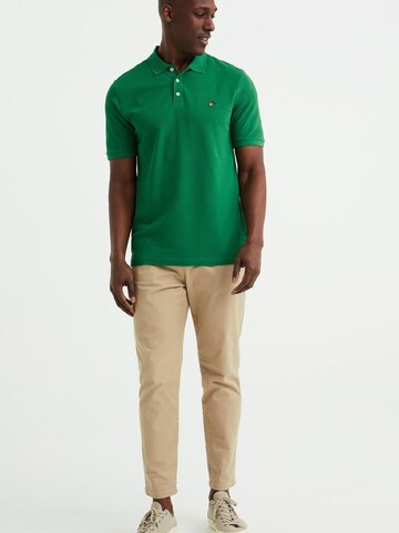 WE Fashion Poloshirt in Grün