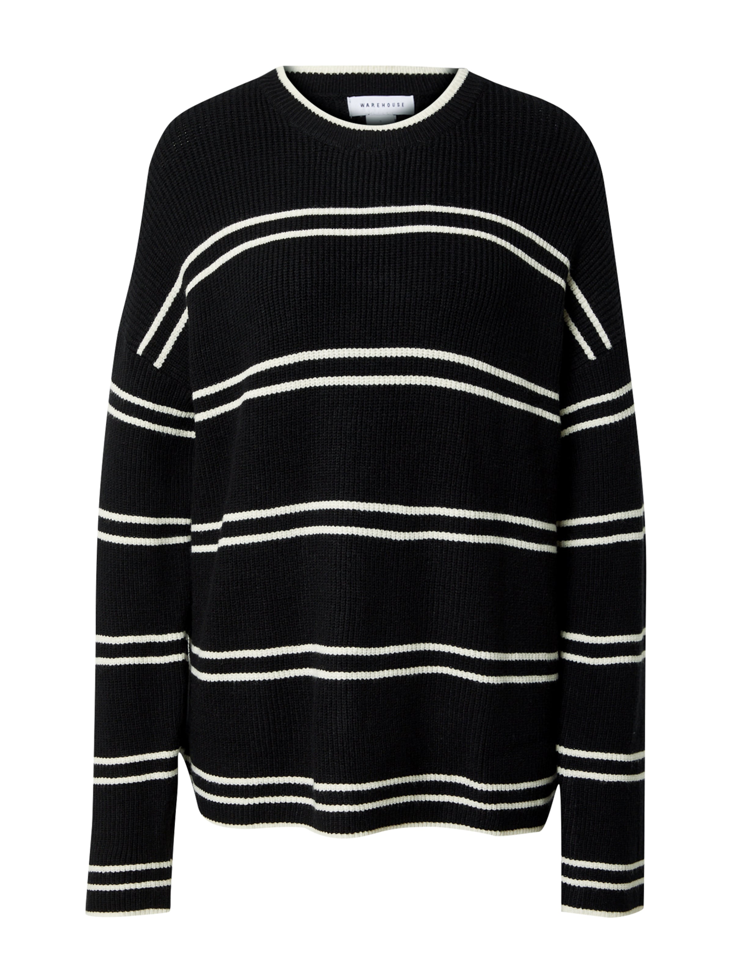 Pulover de la Warehouse pe negru: față