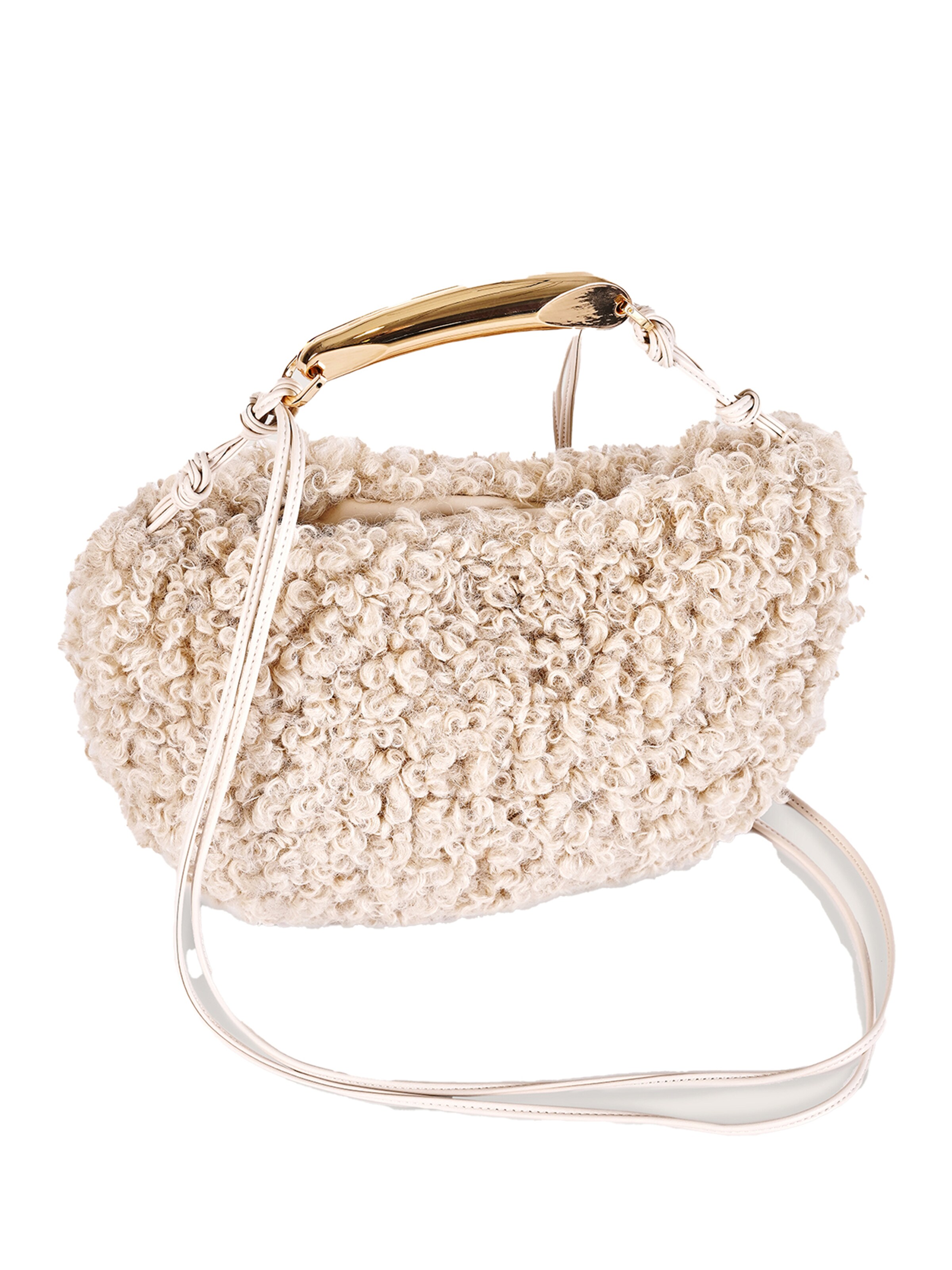 Camomilla Italia Handbag in Beige: front
