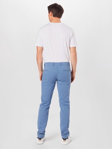 Coupe slim Pantalon chino BOSS Orange en bleu