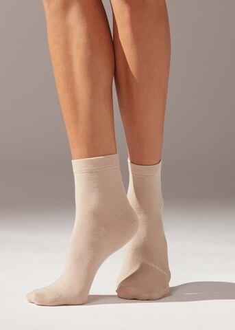 CALZEDONIA Socken in Beige: Vorderseite