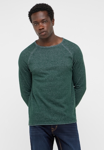 MUSTANG Pullover 'Style Elvin' in Grün: Vorderseite