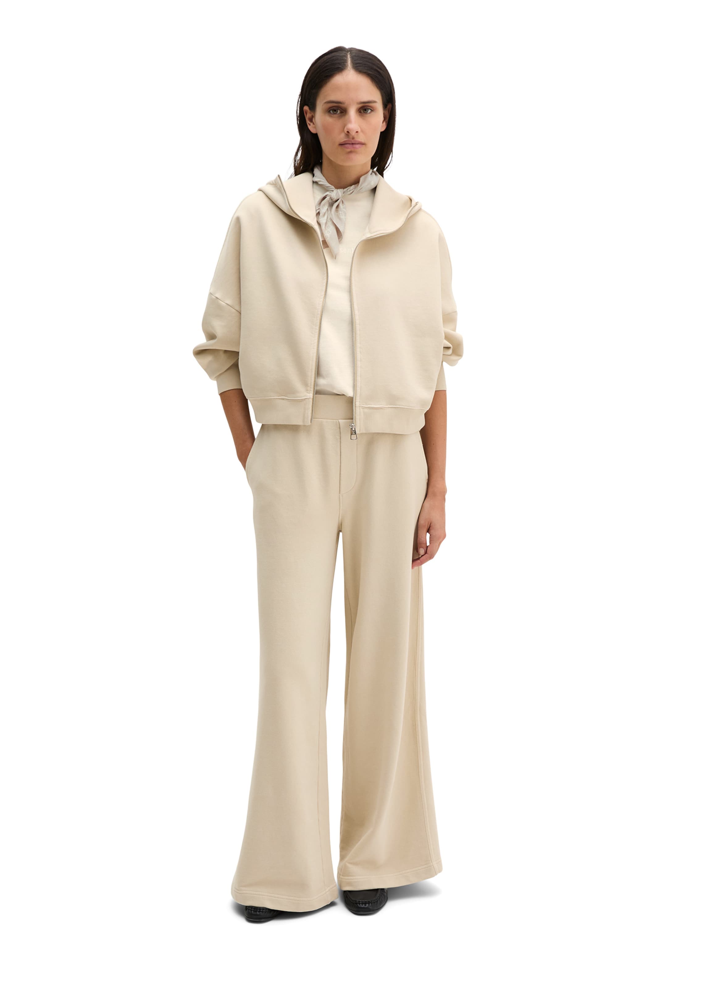 Marc O'Polo Sweatjacke in Beige