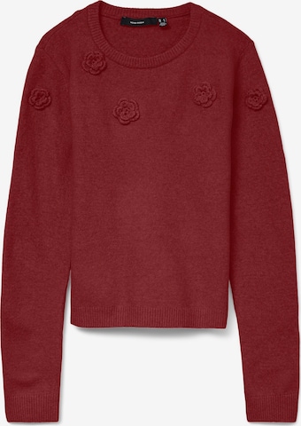 Pull-over 'VMCRose' Vero Moda Curve en rouge : devant
