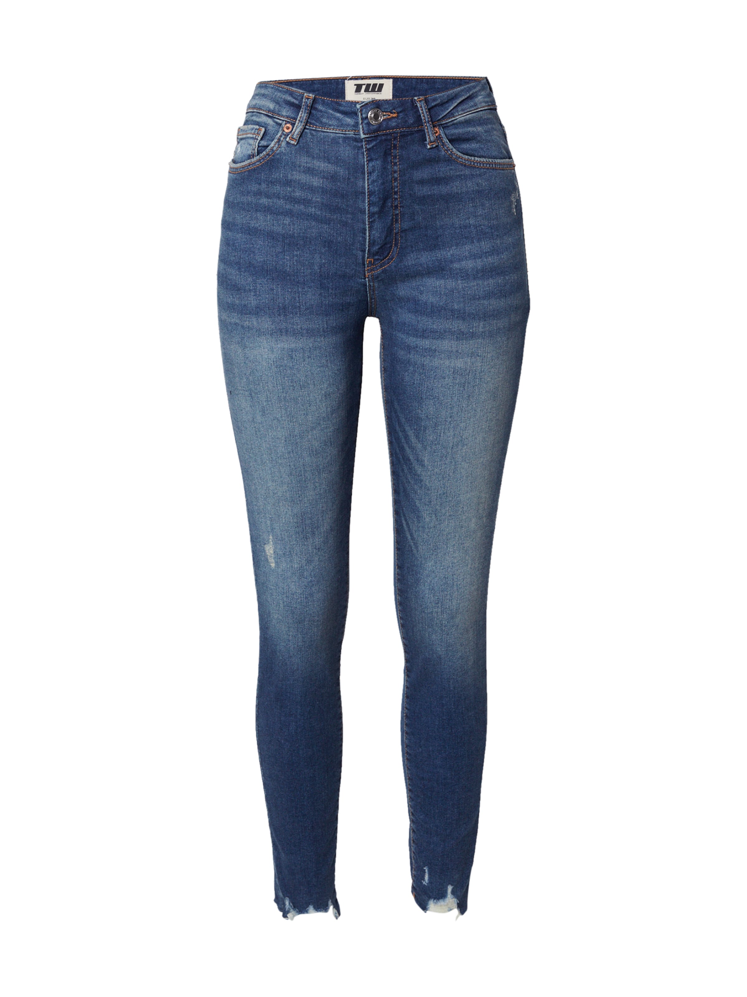 Tally Weijl Skinny Jeans i blå: framsida