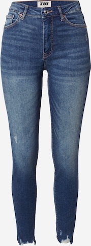 Skinny Jean Tally Weijl en bleu : devant