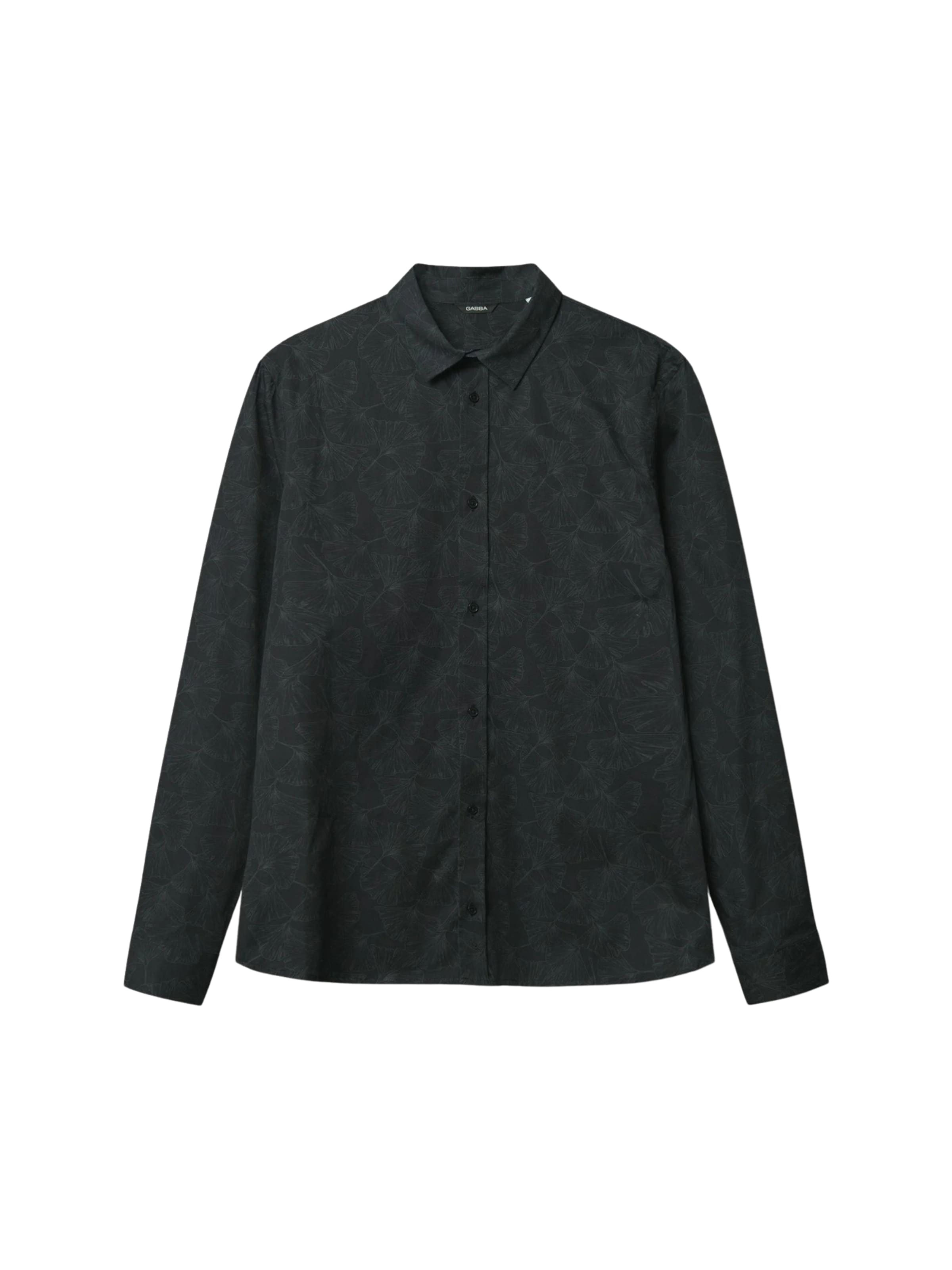 GABBA Skjorte 'New York S Dex' i sort: forside