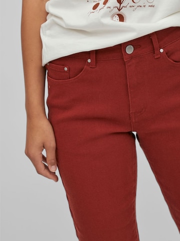 VILA regular Jeans 'Stray' i rød