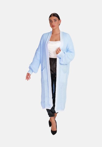 Cardigan Elara en bleu : devant