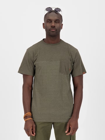 Alife and Kickin Shirt 'Leopold' in Green: front