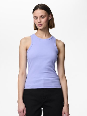 PIECES Top 'RUKA' in Blue: front