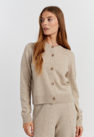 Chinti & Parker Cardigan 'Basics' i beige: forside
