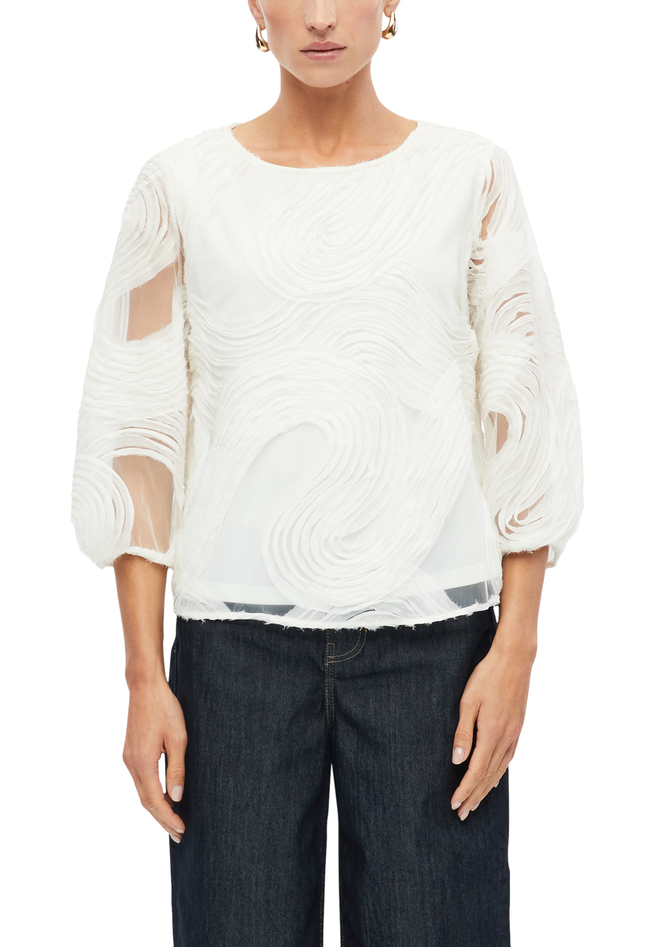 s.Oliver Blouse in Beige