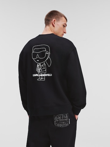 Karl Lagerfeld Свитшот 'Ikonik Outline' в Черный