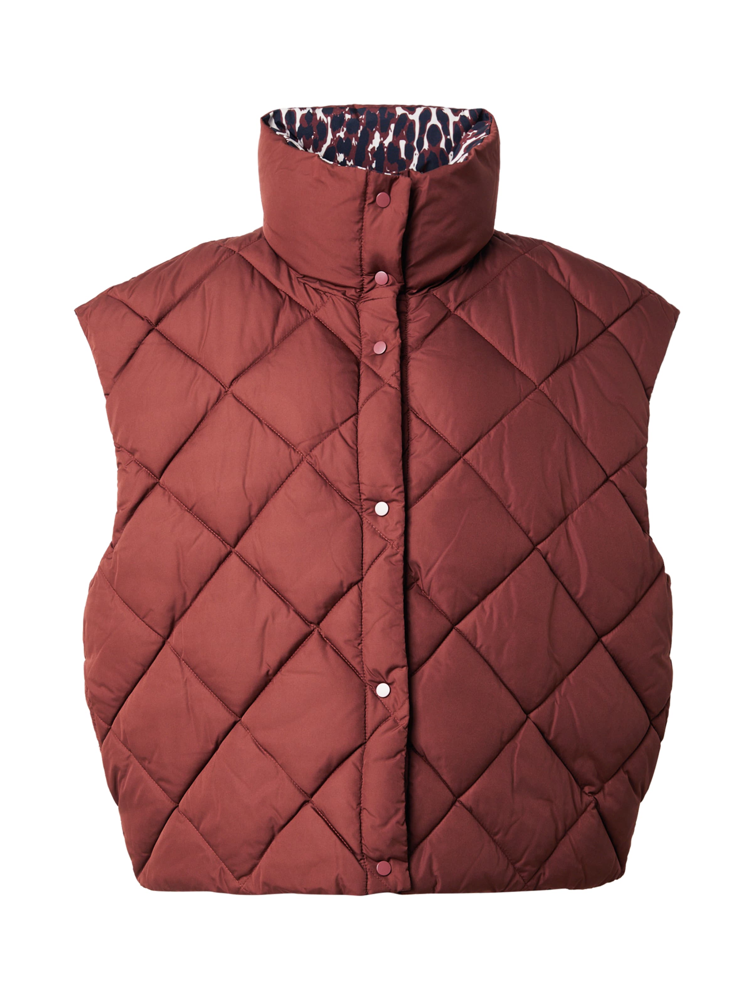 OH APRIL Vest 'Onyx' i rød: forside