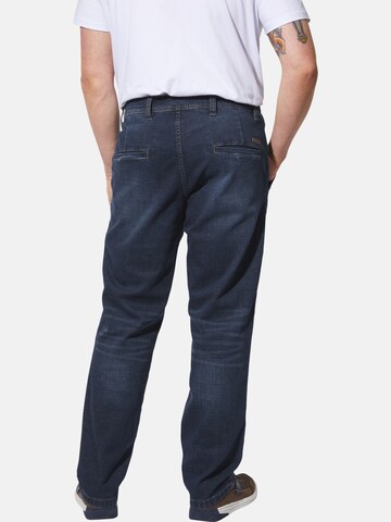 Charles Colby Loosefit Jeans in Blau