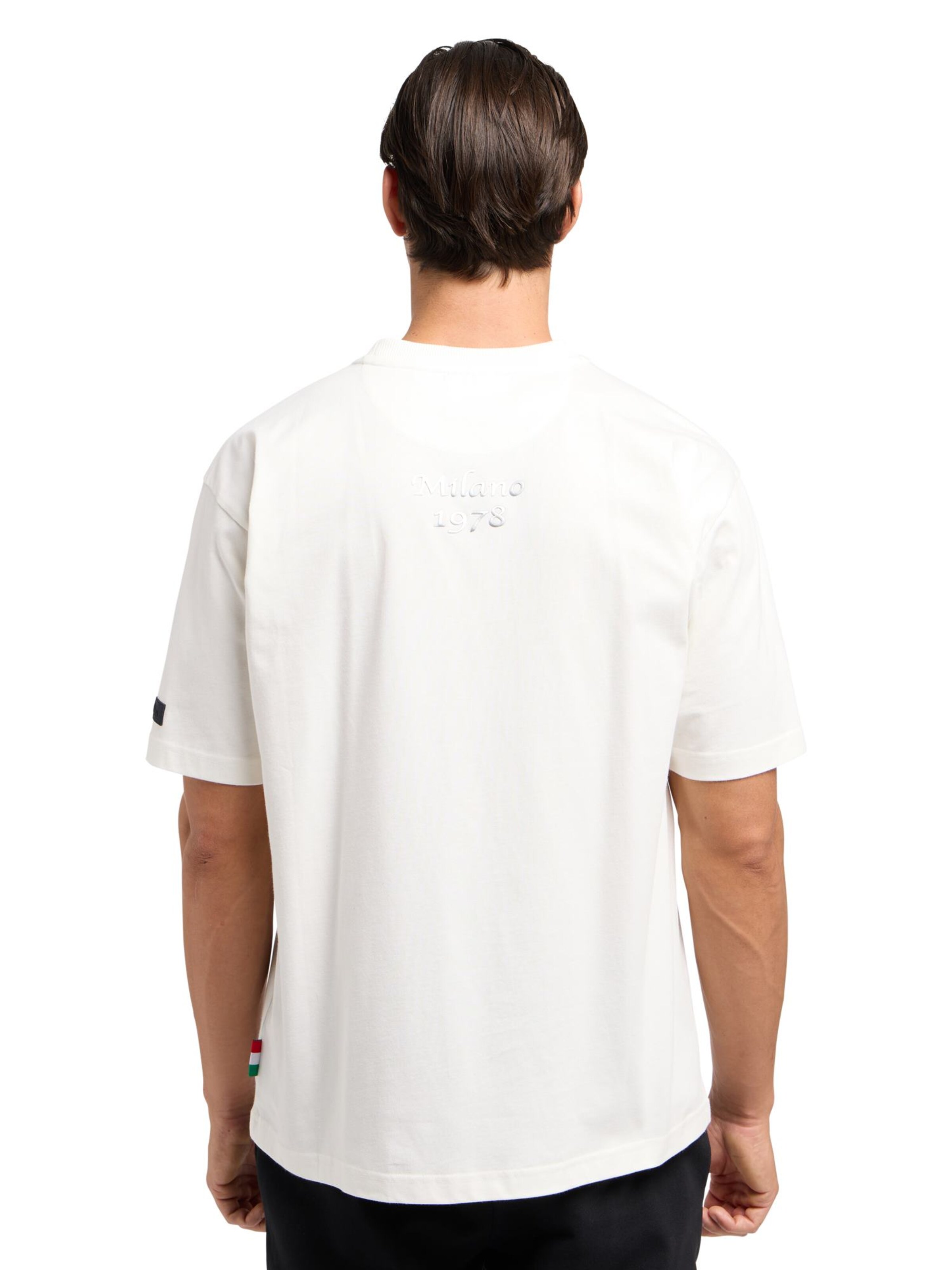T-Shirt ' Di Pastena ' Carlo Colucci en blanc