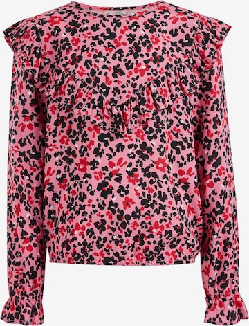 WE Fashion Blouse in Roze: voorkant