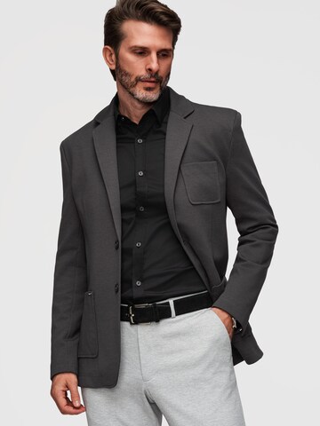 Ombre Slim Fit Businesshemd in Grau